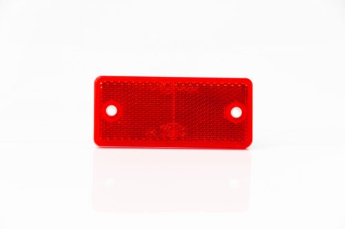 Piekabes atstarotājs skrūvējams sarkans aizmugurē