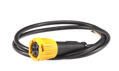 Fristom 5-PIN bajonetes tipa spraudnis ar kabeli (1 m, kreisajai pusei)