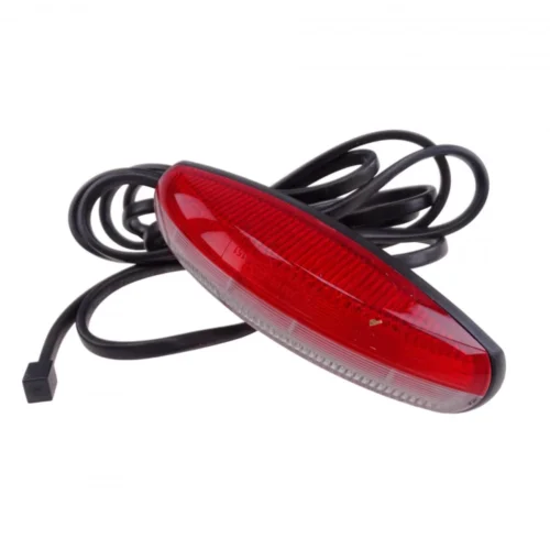 Aspöck Flexipoint II 31-8524-017 LED piekabes gabarītlukturis, sarkans/balts, DC vads 2,25 m