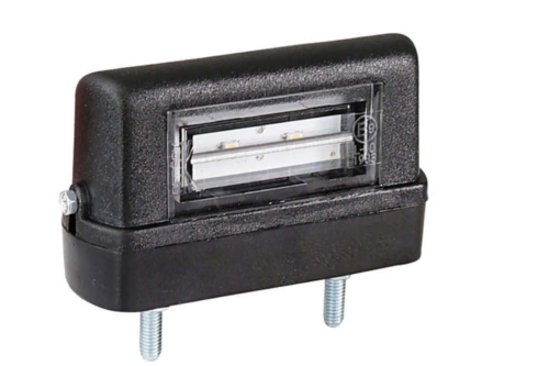 Aspöck Regpoint Small 36-1209-707 LED piekabes numura apgaismojums, DC vads 0,8 m